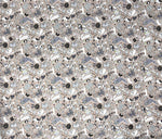 Crazy Cats fabric (white or beige)
