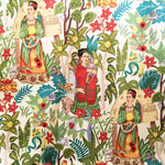 Frida's Garden fabric (light tea)