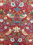 Morris Strawberry Thief (Mini) fabric (red)