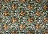 Golden Lily Velour Fabric