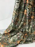 Golden Lily Satin Fabric