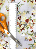 Kyoto Garden Floral fabric (grey)