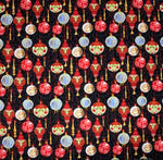 Christmas Baubles fabric