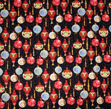 Christmas Baubles fabric
