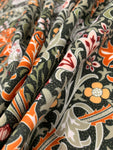 Golden Lily Velour Fabric