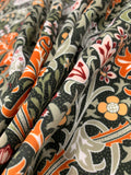Golden Lily Velour Fabric