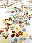 Kyoto Garden Floral fabric (grey)