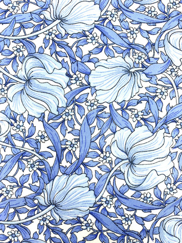 Pimpernel-Style fabric (blue)