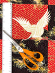 Crane Checkerboard fabric (red)