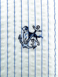 Nautical Dogs Seersucker fabric