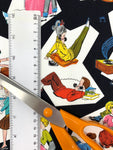 Bye Bye Birdie Family fabric