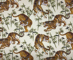 Tigers and Bamboo fabric