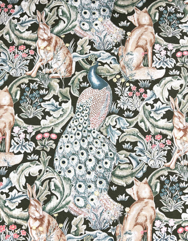 Morris Forest fabric (green)