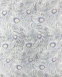 Peacock Party Liberty fabric (extra wide, grey)
