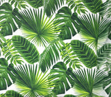 Palm Leaves fabric (green)