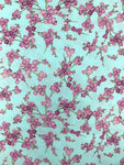 Cherry blossom fabric (blue)