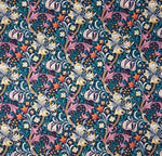 Morris Golden Lily fabric (Navy blue)