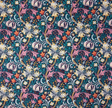 Morris Golden Lily fabric (Navy blue)