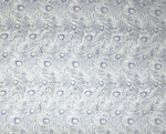 Peacock Party Liberty fabric (extra wide, grey)