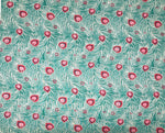 Peacock Party Liberty fabric (extra wide, teal)
