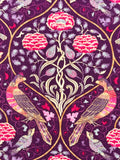 Morris Seasons by May fabric (purple)