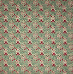 Country Floral Collection fabric (green)