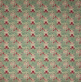 Country Floral Collection fabric (green)