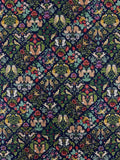 Art Nouveau Woodland fabric (blue)