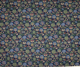 Art Nouveau Forest fabric (blue)