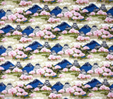 Temples and Fuji fabric
