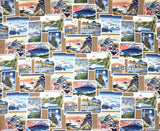 Japanese Landscapes fabric