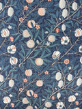 Morris Pomegranate fabric (Navy blue)