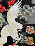 Cranes fabric panel (black)