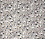 Crazy Cats fabric (white or beige)