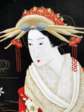 Geisha fabric panel (black)