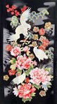 Cranes fabric panel (black)
