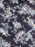 Tiger Jungle fabric (blue)