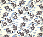 Dragons fabric (cream)