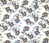 Dragons fabric (cream)