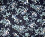Tiger Jungle fabric (blue)