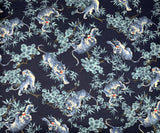 Tiger Jungle fabric (blue)