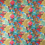 Peacock fabric (teal)