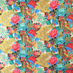 Peacock fabric (teal)