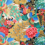 Peacock fabric (teal)