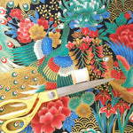 Peacock fabric (teal)
