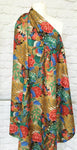 Peacock fabric (teal)