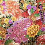 Peacock fabric (purple)