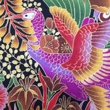 Peacock fabric (purple)