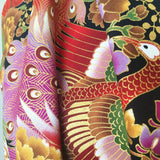 Peacock fabric (purple)