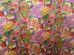 Peacock fabric (purple)